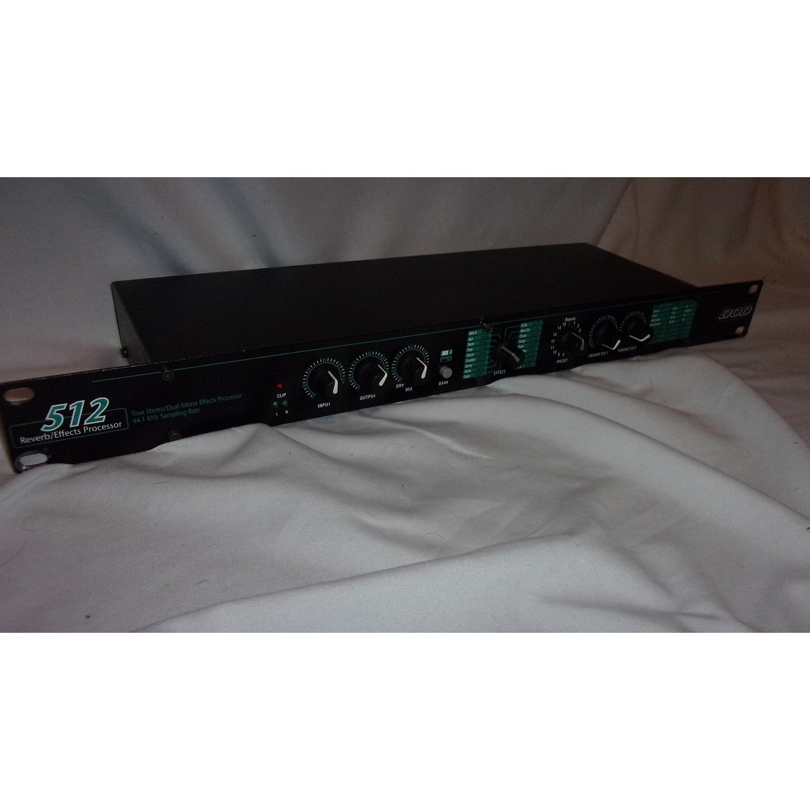 dod 512 reverb effects processor manually